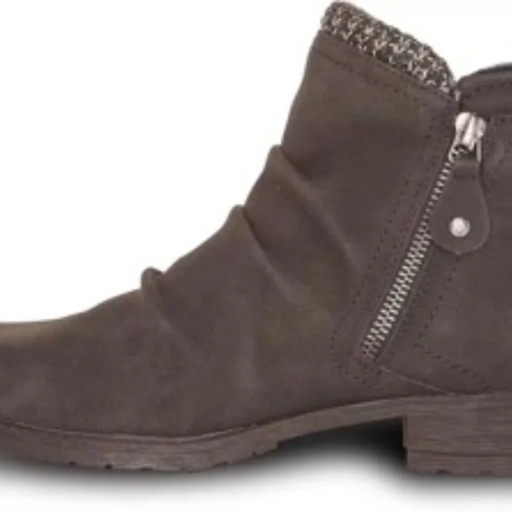 SPORTO Honor Faux Leather Sweater Women's Booties Boots Black Size 10 - Picture 4 of 5